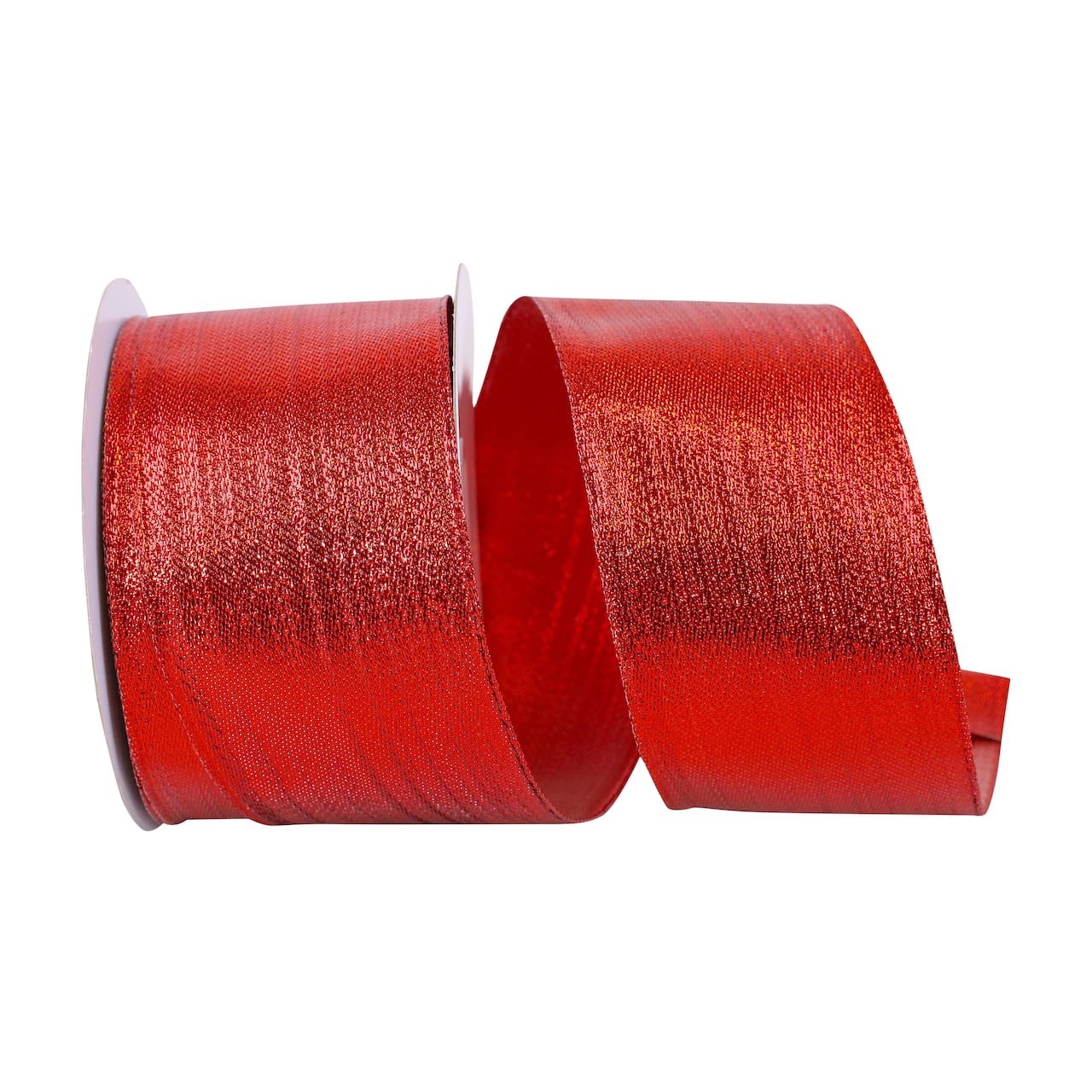 The Ribbon Roll 2.5" x 25yd. Wired Lamé Ribbon